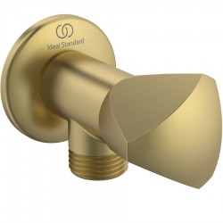 Switch material: Brass, color: Gold surface: Brushed Angle valves