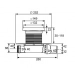 Σχάρα 116, Extra Flat από inox 15x15, χρώμα: Χρωμέ Σχάρες ντουζιέρας Σχάρα 116, Extra Flat από inox 15x15, χρώμα: Χρωμέ Σχάρες ντουζιέρας