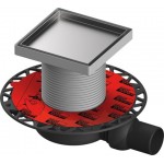 Σχάρα 116, Extra Flat από inox 15x15, χρώμα: Χρωμέ Σχάρες ντουζιέρας Σχάρα 116, Extra Flat από inox 15x15, χρώμα: Χρωμέ Σχάρες ντουζιέρας