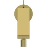 Μπαταρία μπιντέ Brushed Gold από ορείχαλκο, χρώμα: Χρυσό επιφάνεια: Βουρτσισμένη Επικαθήμενες