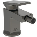 Μπαταρία μπιντέ Magnetic Grey από ορείχαλκο, χρώμα: Γκρι επιφάνεια: Βουρτσισμένη Επικαθήμενες Μπαταρία μπιντέ Magnetic Grey από ορείχαλκο, χρώμα: Γκρι επιφάνεια: Βουρτσισμένη Επικαθήμενες