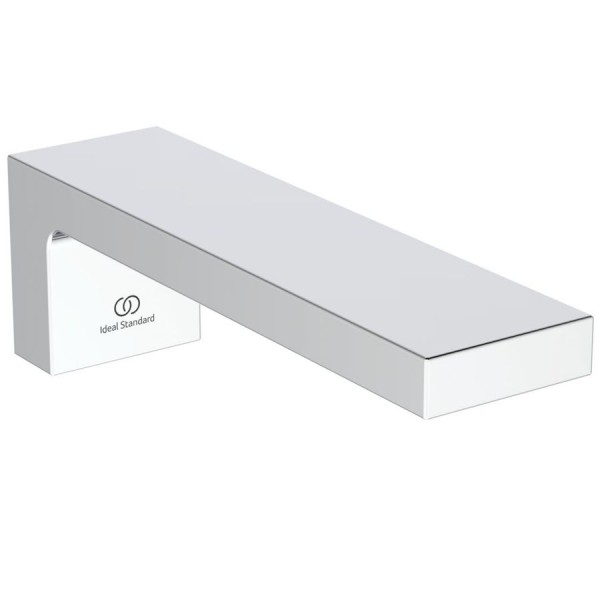 Spout (Nozzle) 17,5cm Wall-mounted material: Brass, color: Chrome surface: Glossy Bath spouts