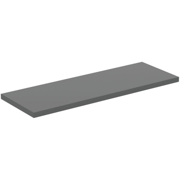 Furniture bench 60,2x21,1x1,6 material: Wood composite surface: Matt Quartz Grey Matt, color: Grey Furniture bench 60,2x21,1x1,6 material: Wood composite surface: Matt Quartz Grey Matt, color: Grey
