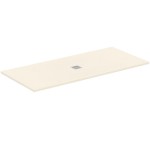 Shower tray Rectangular 200x90x3 material: Synthetic Beach Sand, color: Beige surface: Matt Rectangular