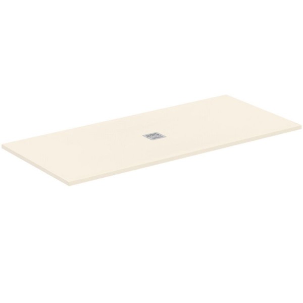Shower tray Rectangular 200x90x3 material: Synthetic Beach Sand, color: Beige surface: Matt Rectangular