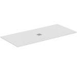 Shower tray Rectangular 200x90x3 material: Synthetic, color: White surface: Matt Rectangular