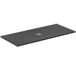 Shower tray Rectangular 200x90x3 material: Synthetic, color: Black surface: Matt Rectangular