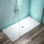 Shower tray Rectangular 200x100 material: Synthetic, color: White surface: Matt Rectangular