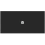 Shower tray Rectangular 200x100x3 material: Synthetic, color: Black surface: Matt Shower tray Rectangular 200x100x3 material: Synthetic, color: Black surface: Matt Rectangular