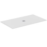 Shower tray Rectangular 180x100x3 material: Synthetic, color: White surface: Matt Rectangular
