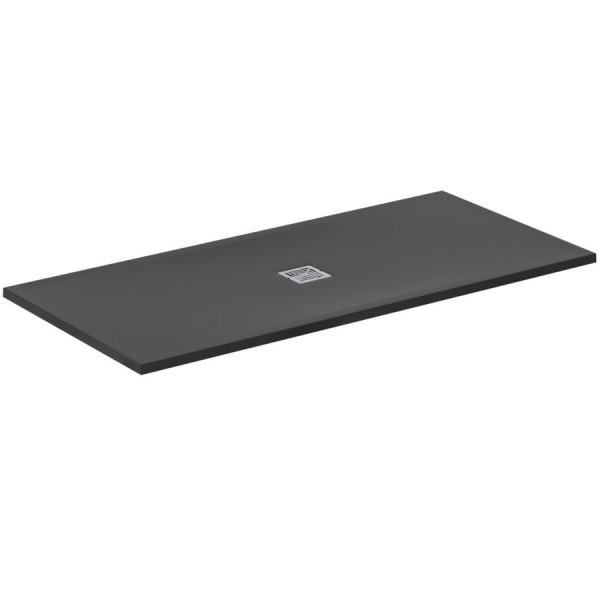 Shower tray Rectangular 170x80x3 material: Synthetic, color: Black surface: Matt Shower tray Rectangular 170x80x3 material: Synthetic, color: Black surface: Matt Rectangular