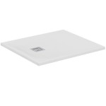 Ντουζιέρα ορθογώνια 90x80x3 από συνθετικό Pure White, χρώμα: Λευκό επιφάνεια: Ματ Ορθογώνιες