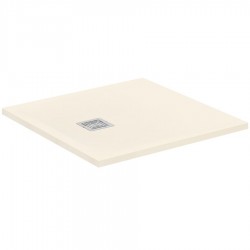 Shower tray Square 80x80x3 material: Synthetic Beach Sand, color: Beige surface: Matt Square