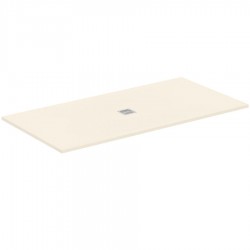 Shower tray Rectangular 200x100x3 material: Synthetic Beach Sand, color: Beige surface: Matt Rectangular