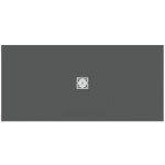 Shower tray Rectangular 170x80x3 material: Synthetic Concrete Grey, color: Dark Grey surface: Matt Shower tray Rectangular 170x80x3 material: Synthetic Concrete Grey, color: Dark Grey surface: Matt Rectangular