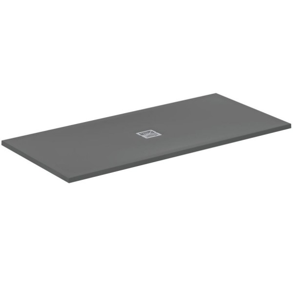 Shower tray Rectangular 170x80x3 material: Synthetic Concrete Grey, color: Dark Grey surface: Matt Shower tray Rectangular 170x80x3 material: Synthetic Concrete Grey, color: Dark Grey surface: Matt Rectangular