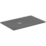 Ντουζιέρα ορθογώνια 140x90x3 από συνθετικό Concrete Grey, χρώμα: Γκρι Σκούρο επιφάνεια: Ματ Ορθογώνιες