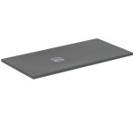 Ντουζιέρα ορθογώνια 140x70x3 από συνθετικό Concrete Grey, χρώμα: Γκρι Σκούρο επιφάνεια: Ματ Ντουζιέρα ορθογώνια 140x70x3 από συνθετικό Concrete Grey, χρώμα: Γκρι Σκούρο επιφάνεια: Ματ