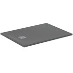 Ντουζιέρα ορθογώνια 120x90x3 από συνθετικό Concrete Grey, χρώμα: Γκρι Σκούρο επιφάνεια: Ματ Ορθογώνιες
