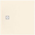 Ντουζιέρα τετράγωνη 120x120x3 από συνθετικό Beach Sand, χρώμα: Μπεζ επιφάνεια: Ματ Τετράγωνες