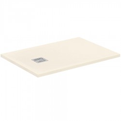Shower tray Rectangular 100x70x3 material: Synthetic Beach Sand, color: Beige surface: Matt Rectangular