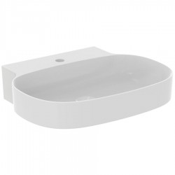 Washbasin Free standing 60x50x13,5 material: Porcelain With one hole Without overflow, color: White surface: Matt Free standing