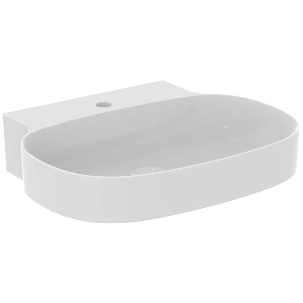 Washbasin Free standing 60x50x13,5 material: Porcelain With one hole Without overflow, color: White surface: Matt Free standing Washbasin Free standing 60x50x13,5 material: Porcelain With one hole Without overflow, color: White surface: Matt Free standing