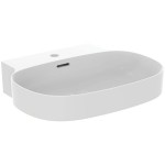 Νιπτήρας επίτοιχος 60x50x13,5 Silk White με 1 γούρνα με οπή στη μέση με υπερχείλιση από πορσελάνη, χρώμα: Λευκό επιφάνεια: Ματ Επίτοιχοι Νιπτήρας επίτοιχος 60x50x13,5 Silk White με 1 γούρνα με οπή στη μέση με υπερχείλιση από πορσελάνη, χρώμα: Λευκό επιφάνεια: Ματ Επίτοιχοι