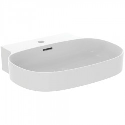 Washbasin Free standing 60x50x13,5 material: Porcelain With one hole With overflow, color: White surface: Matt Free standing