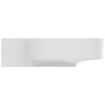 Washbasin Wall-mounted 50x48x13,5 With 1 bowl With hole in the middle Without overflow material: Porcelain, color: White surface: Matt Wall-mounted