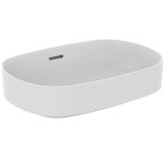Washbasin Free standing 55x38x13 material: Porcelain With overflow Without hole, color: White surface: Matt Free standing Washbasin Free standing 55x38x13 material: Porcelain With overflow Without hole, color: White surface: Matt Free standing