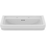 Washbasin Wall-mounted 71,5x50 With 1 bowl With overflow With two holes material: Porcelain, color: White surface: Glossy Wall-mounted Washbasin Wall-mounted 71,5x50 With 1 bowl With overflow With two holes material: Porcelain, color: White surface: Glossy Wall-mounted