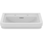 Washbasin Wall-mounted 61,5x50 With 1 bowl With overflow With two holes material: Porcelain, color: White surface: Glossy Wall-mounted Washbasin Wall-mounted 61,5x50 With 1 bowl With overflow With two holes material: Porcelain, color: White surface: Glossy Wall-mounted