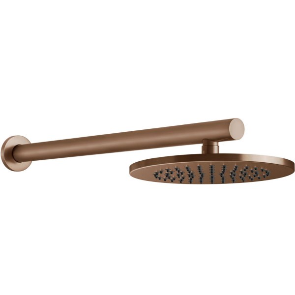 Shower head Wall-mounted 21,9x21,9 material: Brass, style: 1 spray, color: Bronze surface: Brushed Overhead showers Shower head Wall-mounted 21,9x21,9 material: Brass, style: 1 spray, color: Bronze surface: Brushed Overhead showers