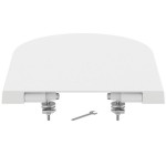 Toilet-seat, style: Wrapover, color: White Toilet seats & covers