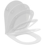 Κάλυμμα λεκάνης soft closing Sandwich Silk White (ματ) slim, χρώμα: Λευκό Καλύμματα