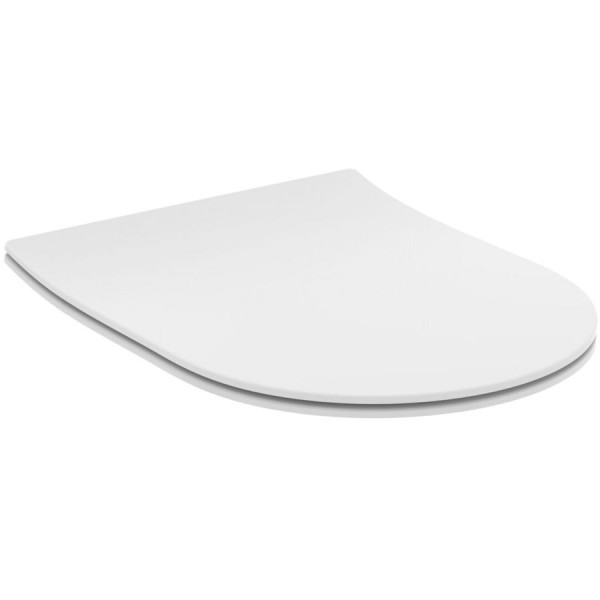 Toilet-seat soft closing, style: Sandwich Slim, color: White Toilet seats & covers