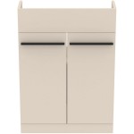 Furniture base without washbasin 60x20,9x83,5 material: Wood composite Matt Sandy Beige countertop, color: Beige Cabinets without wash basin Furniture base without washbasin 60x20,9x83,5 material: Wood composite Matt Sandy Beige countertop, color: Beige Cabinets without wash basin