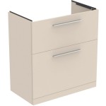 Furniture base without washbasin 80x44x85,3 material: Wood composite Matt Sandy Beige countertop, color: Beige Cabinets without wash basin
