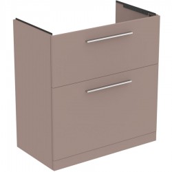 Furniture base without washbasin 80x44x85,3 material: Wood composite Greige Matt countertop, color: Grey/Beige Cabinets without wash basin