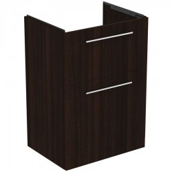 Βάση επίπλου χωρίς νιπτήρα 60x44x85,3 από ξύλο συνθετικό με 2 συρτάρια, Coffee Oak επιδαπέδιου τύπου, χρώμα: Wenge Βάσεις επίπλου χωρίς νιπτήρα