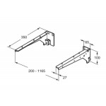Support Bracket material: Metal Fixing kits