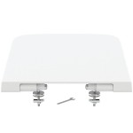 Toilet-seat, style: Wrapover, color: White Toilet seats & covers