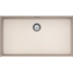 Sink Granite 75x45,6 free Undermount 1 bowl, color: Beige Granite