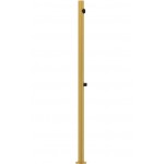Column outdoor shower material: Brass Matte Ocra, color: Yellow surface: Brushed Outdoor shower columns