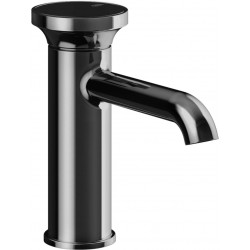 Wash basin tap Deck-mounted material: Brass mixer Without waste Μ size Υ17,2cm Black Metal PVD, color: Black surface: Glossy Deck-mounted