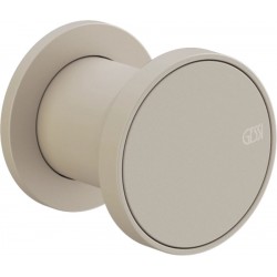 Shower tap Wall-mounted external part 1 hole 1 way material: Brass mixer without hand shower, hose and holder Matte Greige, color: Grey surface: Matt Wall-mounted - external part