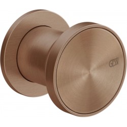 Shower tap Wall-mounted external part 1 hole 1 way material: Brass mixer without hand shower, hose and holder Copper Brushed Pvd, color: Bronze surface: Brushed Wall-mounted - external part