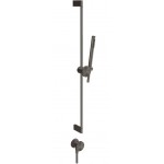Βέργα ντους 80cm από ορείχαλκο 1,5m, Black Metal Brushed PVD με τηλέφωνο, σπιράλ & παροχή, χρώμα: Μαύρο επιφάνεια: Βουρτσισμένη Βέργες ντους Βέργα ντους 80cm από ορείχαλκο 1,5m, Black Metal Brushed PVD με τηλέφωνο, σπιράλ & παροχή, χρώμα: Μαύρο επιφάνεια: Βουρτσισμένη