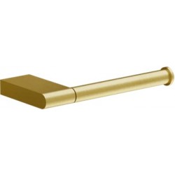 Χαρτοθήκη ανοιχτή από ορείχαλκο Gold Brushed PVD, χρώμα: Χρυσό επιφάνεια: Βουρτσισμένη Χαρτοθήκες